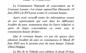 Tabaski 2023 : L’importante annonce de la CONACOC sur la date