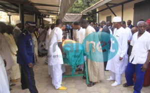 Les images de la levée du corps du président du Conseil constitutionnel, Cheikh Tidiane Diakhaté 