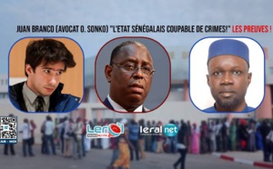 Juan Branco, avocat d'Ousmane Sonko: "L'Etat sénégalais est coupable de crimes..."
