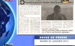 Revue de presse du mardi 20 janvier 2015 - Sen Tv