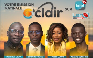EN DIRECT - Matinale C'CLAIR avec Thialla, Birahim Touré, Mansour Diop et Al Amine de ce 10 juillet 2023 #LERALTV - #LERALNET - #LERALFM