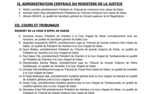  L'intégralité des nominations du Conseil supérieur de la Magistrature (Document)