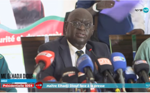 Présidentielle 2024: Me El Hadji Diouf, leader du Parti des Travailleurs et du Peuple, annonce sa candidature