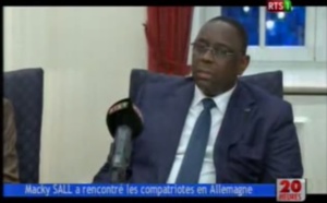 Macky Sall rencontre la communauté sénégalaise d'Allemagne 