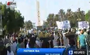 Meeting du FPDR: L'ambiance à Place de l'Obélisque