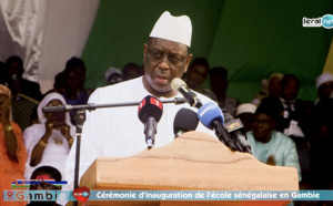 Macky Sall démontre son engagement envers l'éducation, avec une école de 397 millions Cfa à Banjul