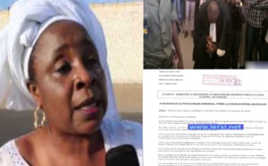 Marie Aw, coordonatrice du mouvement "Taxawu Karim Wade", porte plainte contre Me El Hadj Diouf pour attentat à la pudeur, menaces de mort et injures