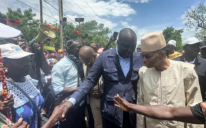Photos/ Diaobé : Le Ministre du Commerce, Abdou Karim Fofana a réceptionné le nouveau complexe du marché sous régional, ce lundi