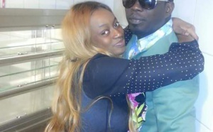 Amady Badiane et sa femme Kiné en amoureux 