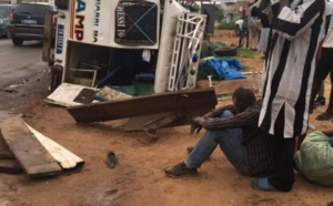 Un car" Ndiaga Ndiaye" se renverse : 15 blessés graves enregistrés
