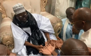 Grand Magal de Touba: Mouhamed Ndiaye Rahma et sa délégation chez le Khalife général des Mourides, Serigne Mountakha Mbacké