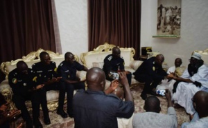 Photos / Magal 2023 : Le Contrôleur général Modou Diagne, DG adjoint de la Police nationale, chez le Khalife général des Mourides