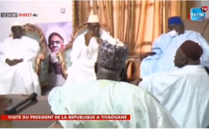 Tivaouane: Le Président Macky Sall s'est rendu chez le Khalife général des Tidianes, Serigne Mbaye Sy Mansour, ce lundi