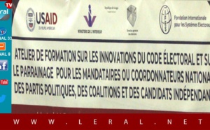 Election présidentielle: Les innovations dans le code électoral partagées avec les mandataires des candidats à la candidature