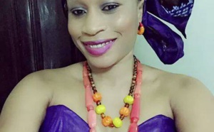 Aïda Samb toute radieuse