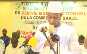 Louga : Le maire de Sakal, Ousmane Sakal Dieng, inaugure une salle polyvalente