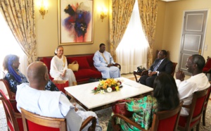 Pedro, Habib, Fabienne et Yacine: Les enfants de Abdou Diouf reçus par Macky Sall