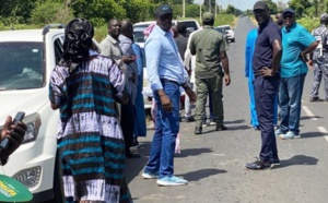 Fatick: La Gendarmerie bloque la caravane de Khalifa Sall (Photos)