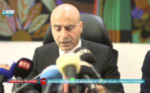 EN DIRECT - Conférence de presse conjointe du Ministre des Finances et du  Budget et du Chef de mission du FMI pour le Sénéga