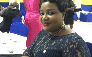 La belle Bineta Khouma à Ouagadougou lors de la soirée du Rotary CLUB