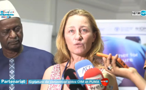 En direct : Signature d'une convention de partenariat entre OIM et PUMA