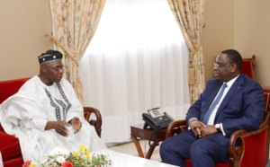 L'ancien président nigérian Obasanjo reçu en audience par le Président Macky Sall