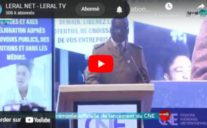 Cérémonie officielle du lancement du Conseil national de l’Entrepreneuriat (CNE)