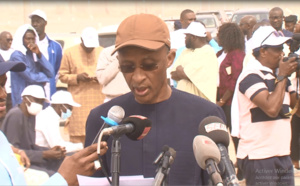 Louga: Abdoulaye Seydou Sow, Ministre de l'Urbanisme, réceptionne les travaux d'aménagement des HLM KEBEMER et des logements
