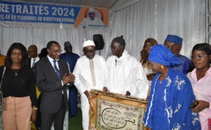 Hommage et reconnaissance: Mamadou Mamour Diallo, DG de l'Onas, loue la vaillance et la compétence des retraités