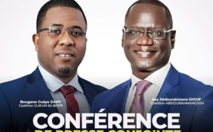Direct - Bougane Guèye Dany et Abdourahmane Diouf, face à la presse