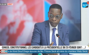 Conseil constitutionnel: les candidats à la présidentielle du 25 février connus (Plateau Spécial sur Leral TV)