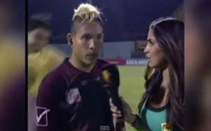 Incroyable ! Un joueur de football violemment agressé en pleine interview