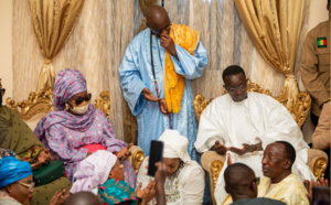 Magal de Porokhane: Le Premier Ministre Amadou Bâ chez Sokhna Bali Mountakha MBACKÉ