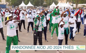 Randonnée pédestre de l’AIOD à Thiès : La Douane sénégalaise pour un partenariat durable au service de la performance