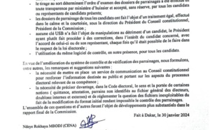 Affaire d'une supposée corruption au Conseil constitutionnel: La CENA brise le silence