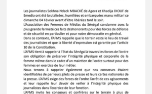 Deux journalistes interpellées puis libérées: l'AFMS condamne avec la plus grande fermeté ces faits