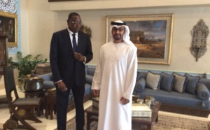 En visite d'amitié aux Emirats Arabes Unis:  Mankeur Ndiaye reçu par le Prince d'Abou Dhabi