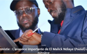 Loi d’amnistie : L’annonce importante d’El Hadj Malick Ndiaye (Pastef), avant la plénière
