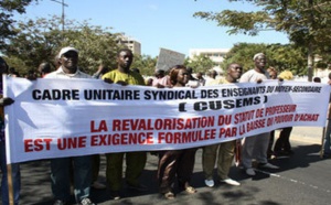 Non respect de ses engagements  : Le Saems-Cusems menace de porter plainte contre l'Etat