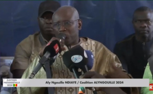 PRÉSIDENTIELLE 2024 | TEMPS D'ANTENNE ALY NGOUILLE NDIAYE Coalition ALYNGOUILLE 2024