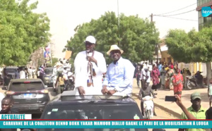 Louga / Caravane de la coalition Benno Bokk Yakaar, Mamour Diallo mobilise massivement