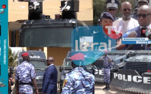 Visite du nouveau Ministre de l'Intérieur, Mouhamadou Makhtar Cissé, aux unités de la Police nationale