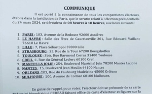 Diaspora et Présidentielle 2024 / Consulat général du Sénégal à Paris : Heures et lieux de vote