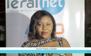 Dans les coulisses du concert de Viviane Chidid en Gambie 