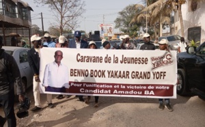 En caravane à Grand-Yoff: La Jeunesse de Bby, sûre de la victoire de son candidat, redynamise les troupes