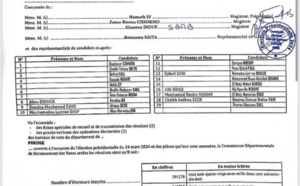 Présidentielle: Les résultats du département de Pikine