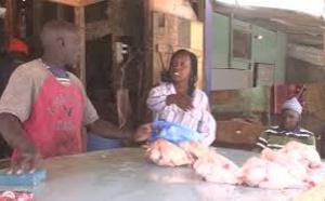 Fête de la Korité: Le marché Tilène bien approvisionné en poulets, à des prix accessibles