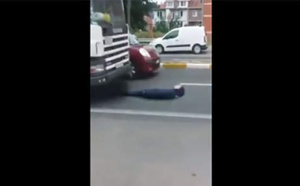 L'élève qui saute sous un camion pour le fun: "Je ne suis pas assez fou!"