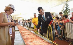 La pizza la plus longue de tous les temps mesure 1,5 km