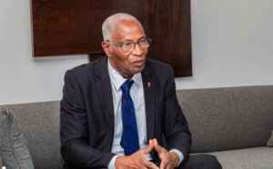 A Dakar pour ses condoléances à la famille de Boun Dionne: Bah Oury, Premier ministre guinéen, reçu par Ousmane Sonko